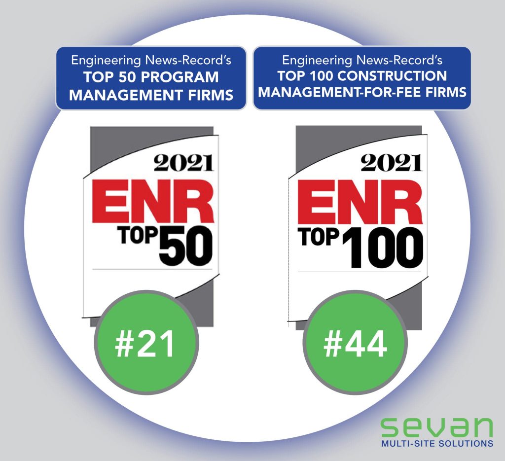 Sevan Ranked Among Top Firms on Engineering News-Record’s 2021 Awards Lists 13 ENR 2021 Awards website