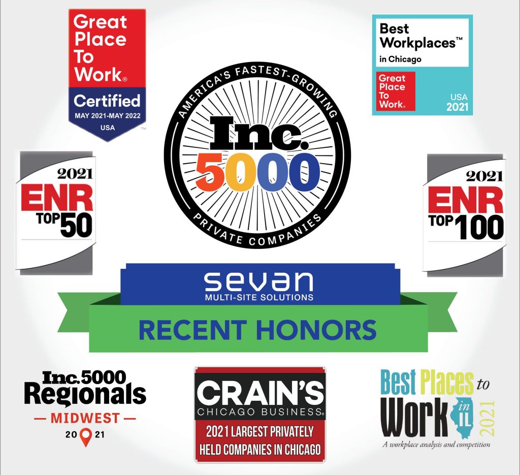 Sevan Ranks on Inc. 5000 List of Fastest-Growing Companies for 4th Consecutive Year 4 All our new awards WEBSITE