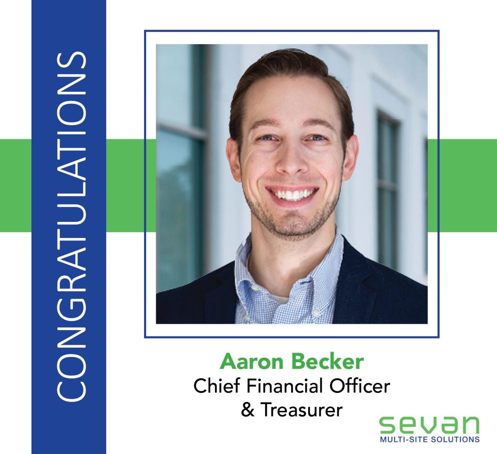 Sevan Appoints Aaron Becker, CFA as Chief Financial Officer 3 Aaron Becker Announcement Graphic website