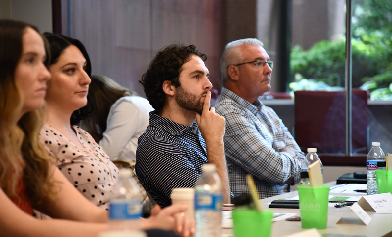 Careers 6 Focused Staff at Sevan Meeting